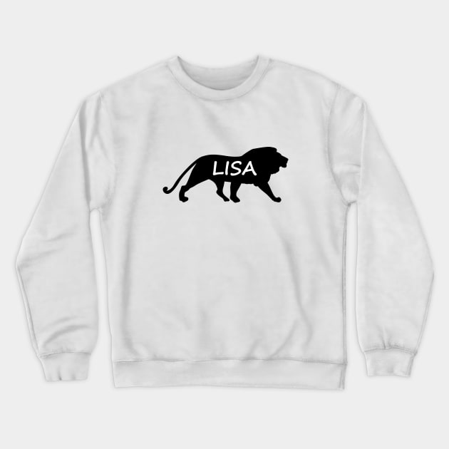 Lisa Lion Crewneck Sweatshirt by gulden